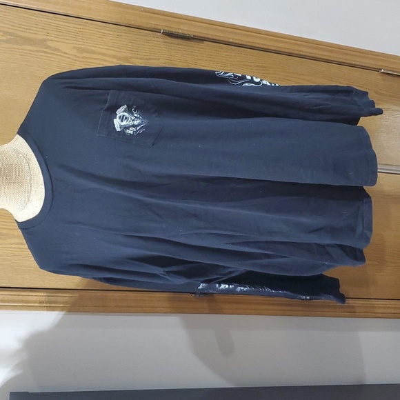 Harley Davidson Lafayette LA fluer de lis long sleeve tshirt - Picture 2 of 9